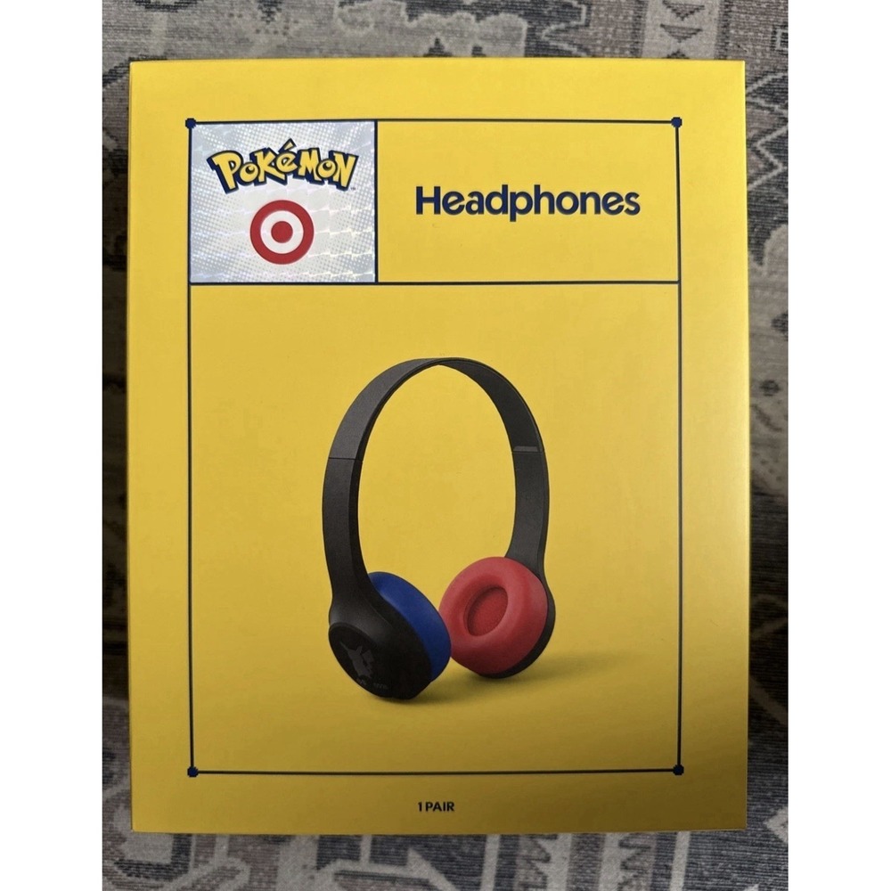 Target X Pokemon Bluetooth Wireless Headphones - Pikachu - New, Sealed